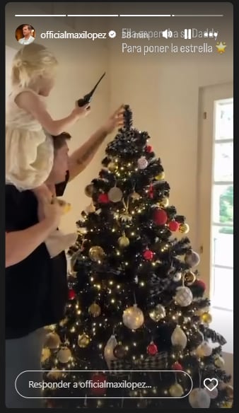 El emotivo encuentro de Maxi López con su hija Ella y su esposa en Suiza