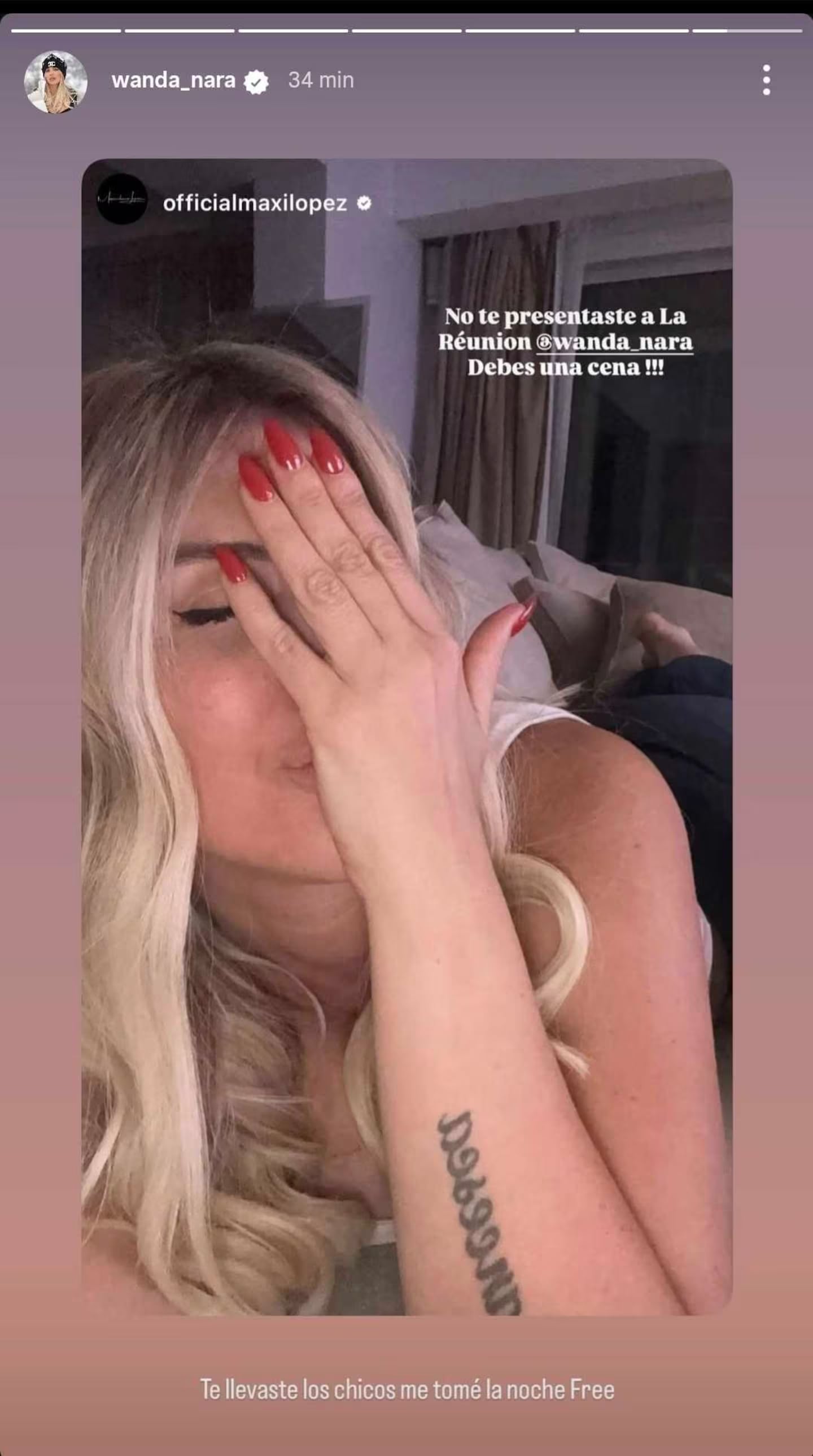 El sugerente intercambio de Maxi López con Wanda Nara que dio qué hablar