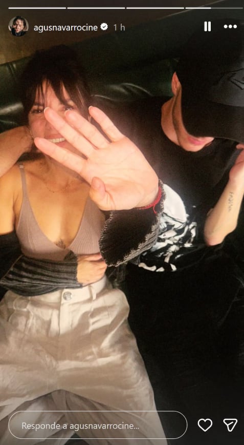 Gimena Accardi y Seven Kayne. (Instagram)