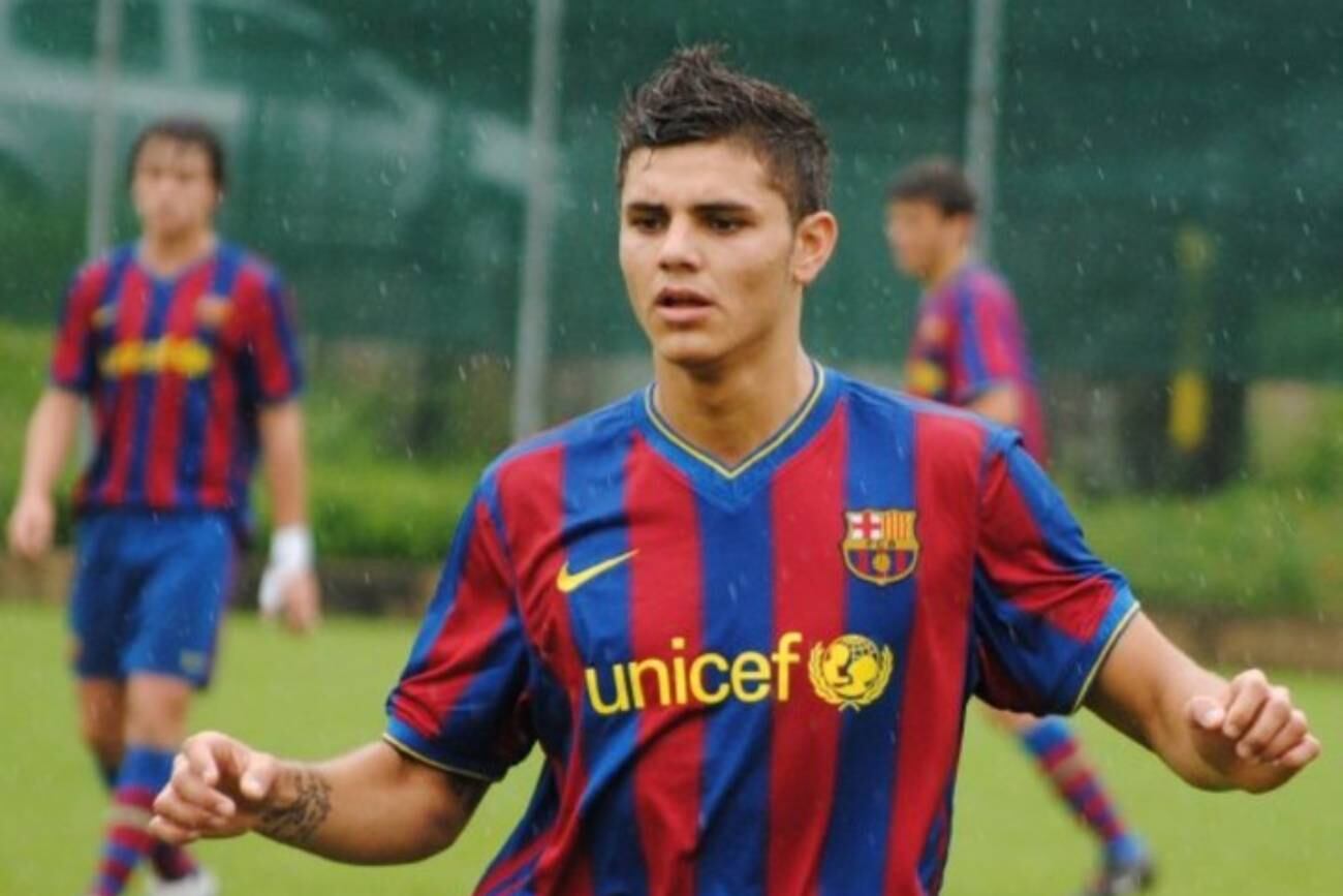 Mauro Icardi en su etapa en Barcelona (Archivo)