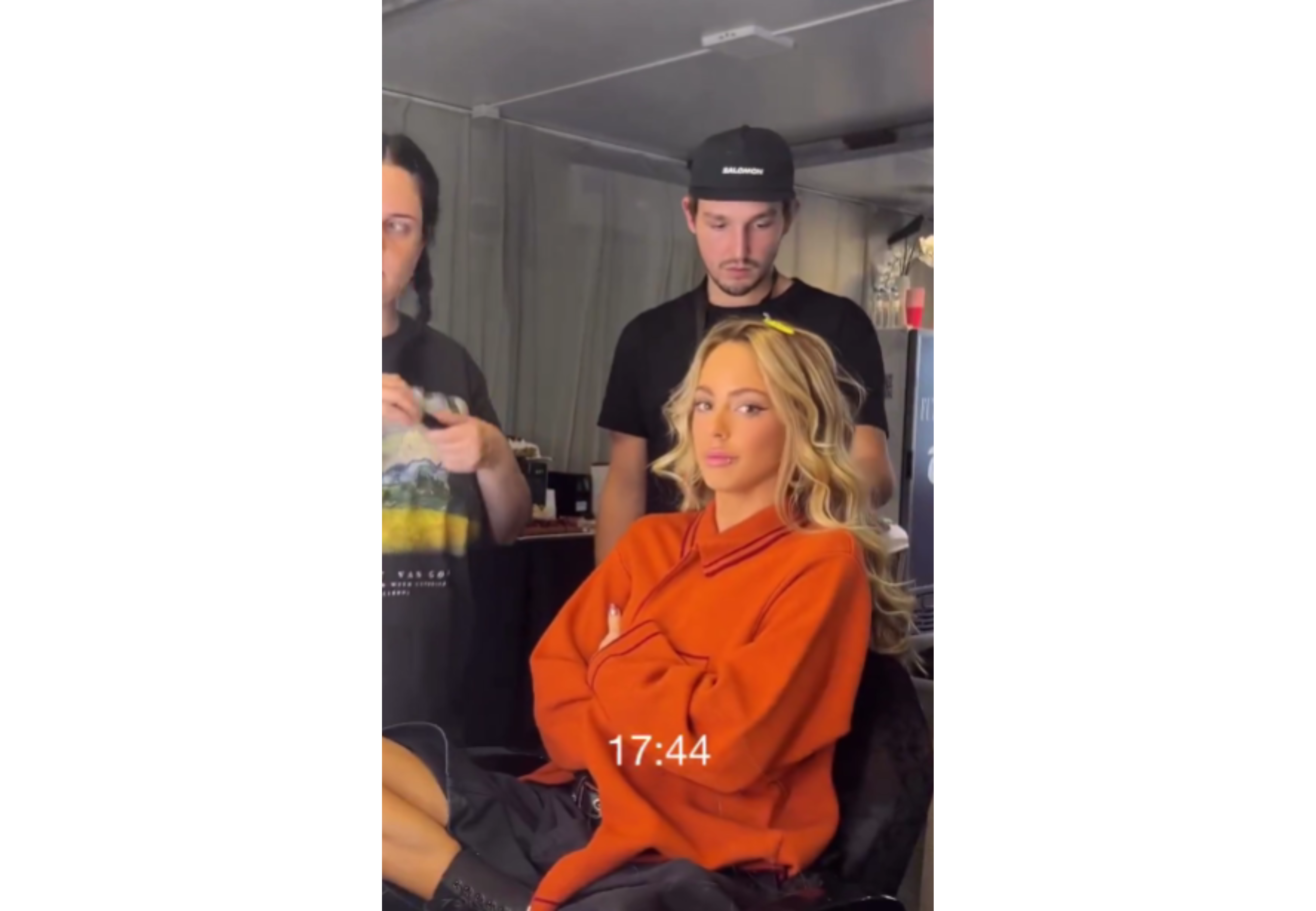 La extensa preparación de Tini.