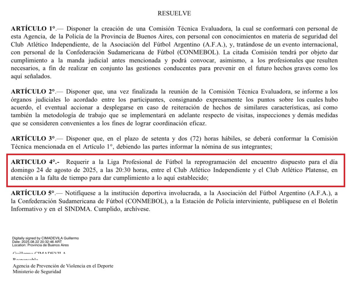 La medida de la Aprevide