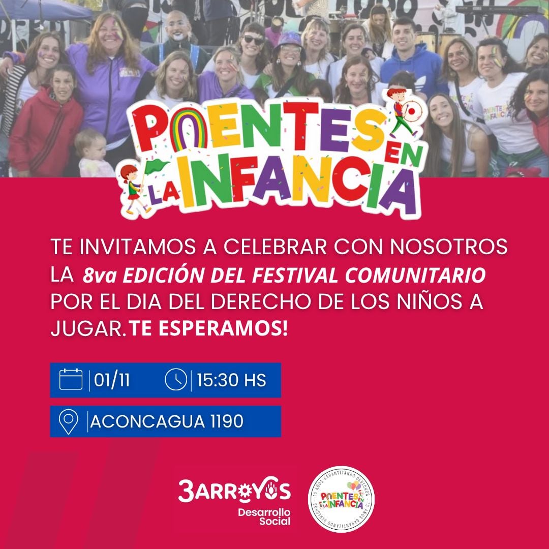 8º Festival Comunitario por el Derecho de las Niñas y Niños a Jugar