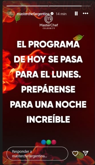 Cuándo se va el eliminado de MasterChef
