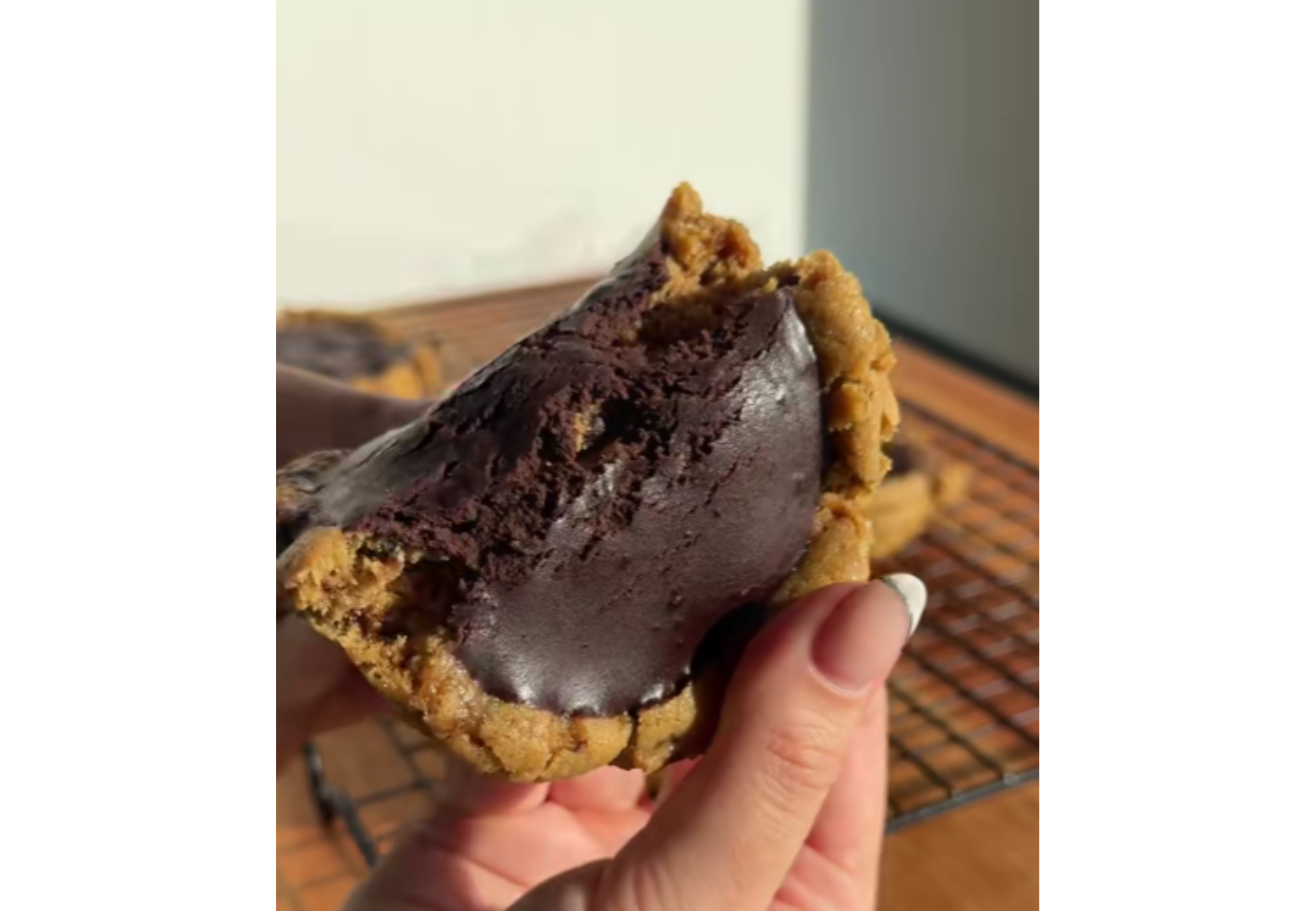 Estas galletitas rellenas se hicieron virales.