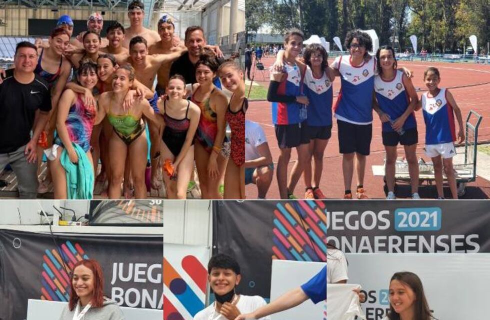 Atletismo y Natación le dieron medallas a Coronel Rosales en Mar del Plata
