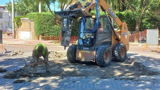 Trabajos en Avenida Santa Fe