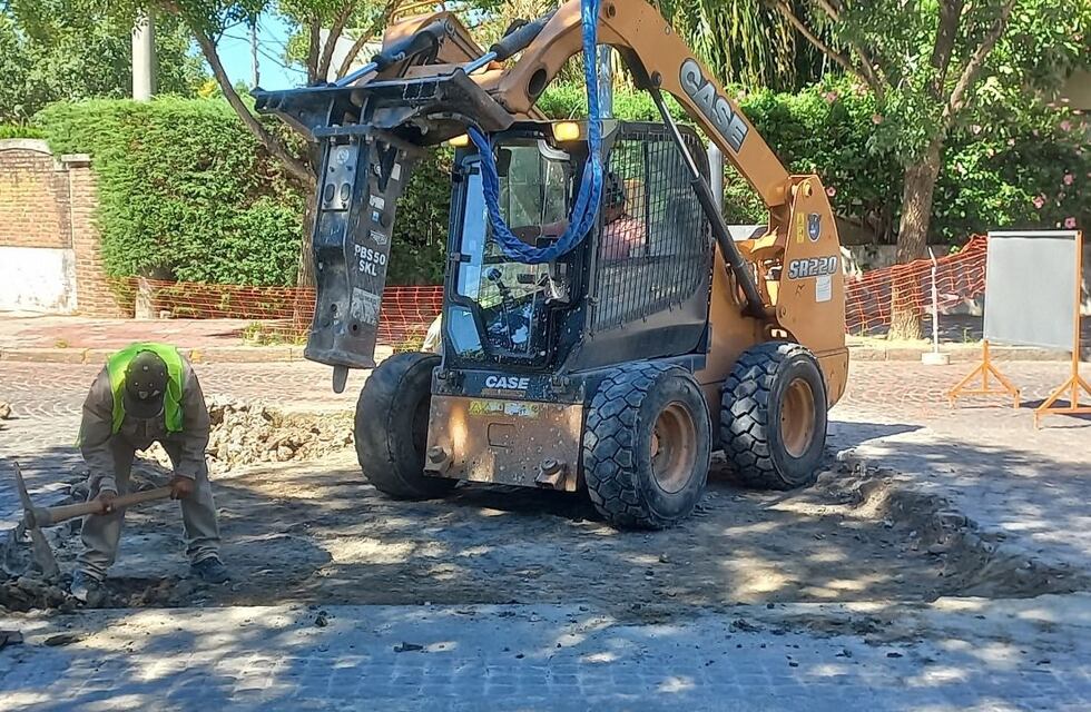 Trabajos en avenida Santa Fe