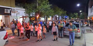 Vía Crucis en Arroyito