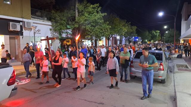 Vía Crucis en Arroyito