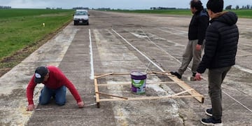 Trabajos de reacondicionamiento en el Aeródromo Municipal de Tres Arroyos