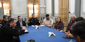 Reunión del Comando Unificado con vecinos del barrio 9 de Julio