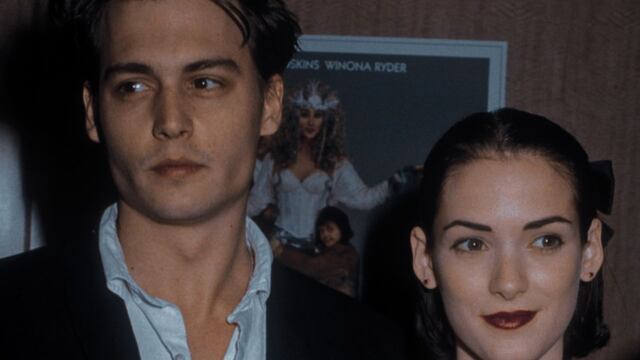 Johnny Depp y Winona Ryder.