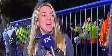 La periodista hizo bromas sobre La Bombonera.