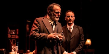 La última sesión de Freud, una obra escrita por Mark St. Germain, que llega a Córdoba en julio (Prensa de la obra).