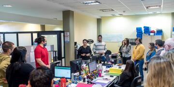 La flamante Secretaria de Gobierno recorrió las áreas que están bajo su orbita.