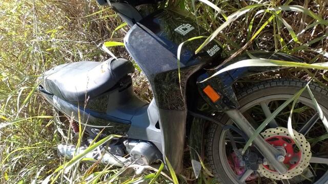 Moto encontrada por la GUR