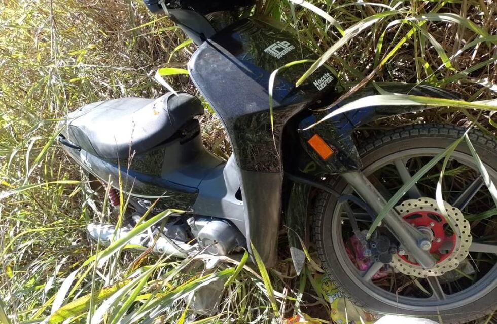 La GUR encontró una moto que se estaba “enfriando”