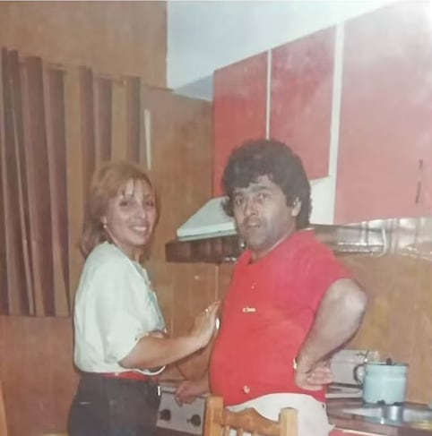 La foto vintage de Cacho Deicas y su esposa Rosita.
