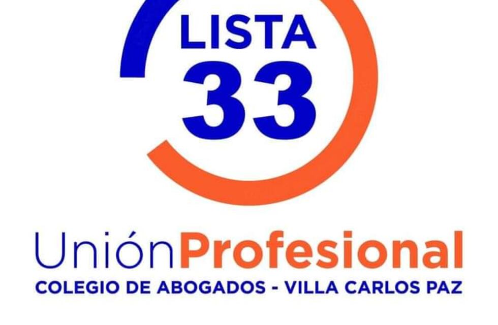 Colegio de Abogados de Carlos Paz: triunfó Unión Profesional Azul y Naranja con Francisco Cavarra como Presidente