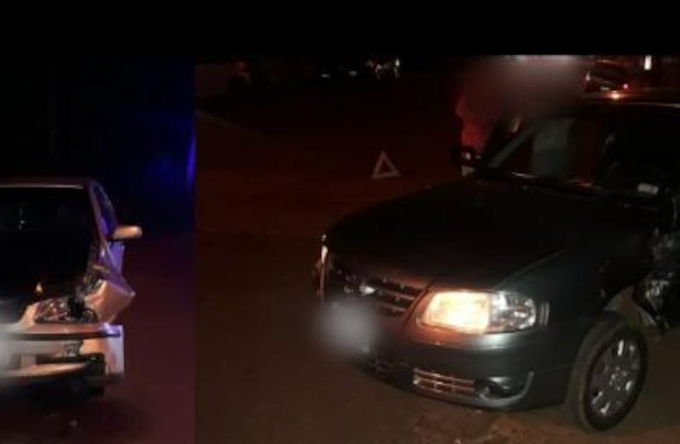 Oberá: un choque entre dos autos dejó hospitalizada a una mujer