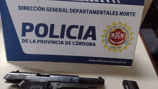 Arroyito: la policía secuestro una pistola en un allanamiento