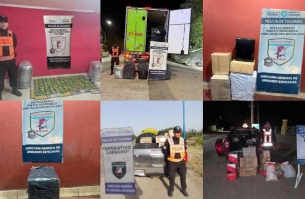 Operativo Lapacho: incautan coca, neumáticos y repuestos