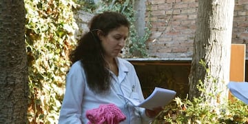 Gisela Lorca junto a Gustavo Garzón.