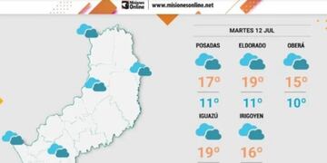 Tras las precipitaciones, retorna el frío a Misiones.