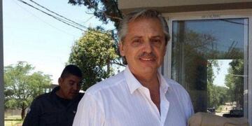 Alberto Fernández en Jujuy, en diciembre de 2016.