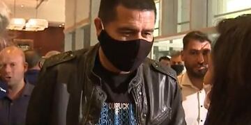 Juan Román Riquelme ya está en Mendoza y se hospedó en el hotel donde está el plantel del Boca Juniors, a la espera del partido de esta noche por una de las as semifinales de la Copa Argentina.