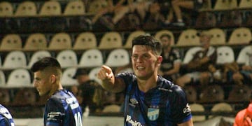 Estigarribia, autor del gol de Atlético Tucumán ante Platense. (Prensa Atlético Tucumán).