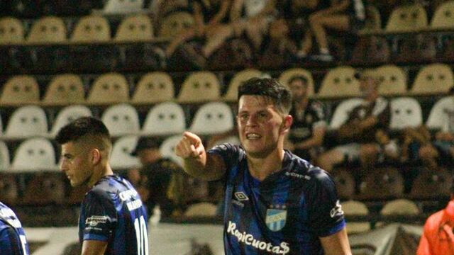 Estigarribia, autor del gol de Atlético Tucumán ante Platense. (Prensa Atlético Tucumán).
