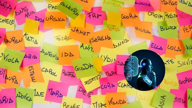 La inteligencia artificial reveló los nombres más usados del mundo.