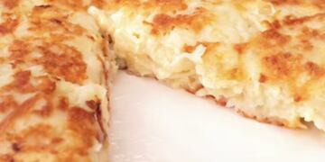 Tortilla de papa al estilo italiano.