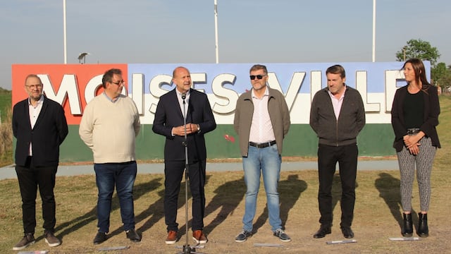 Perotti y Corach estuvieron en Moises Ville