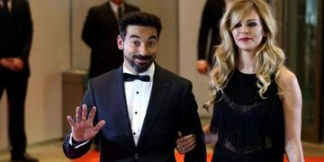 Lavezzi y Screpante en el casamiento de Messi