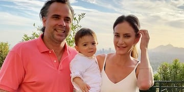 Luciana Aymar y Fernando González fueron papás por primera vez a fines de 2019, cuando tuvieron a Félix. (@aymarlucha)