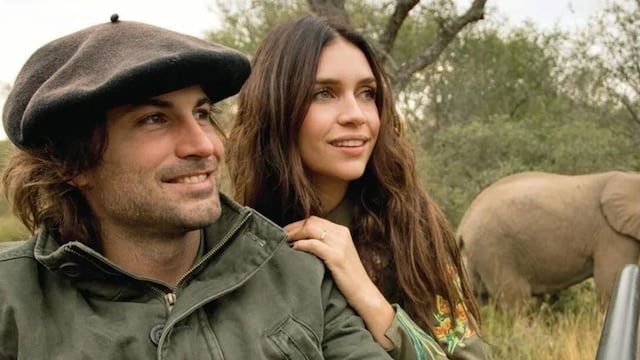 Zaira Nara junto a Jakob Von Plessen