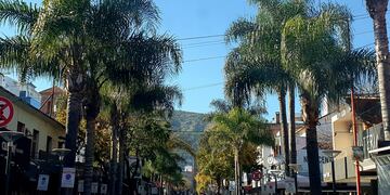 Zona céntrica de Villa Carlos Paz. (Foto: VíaCarlosPaz).