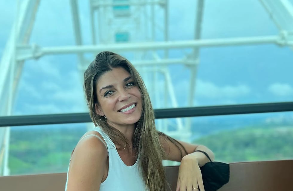 Ornella Ferrara viajó sin su marido e hijos a las Cataratas del Iguazú, pero está muy bien acompañada