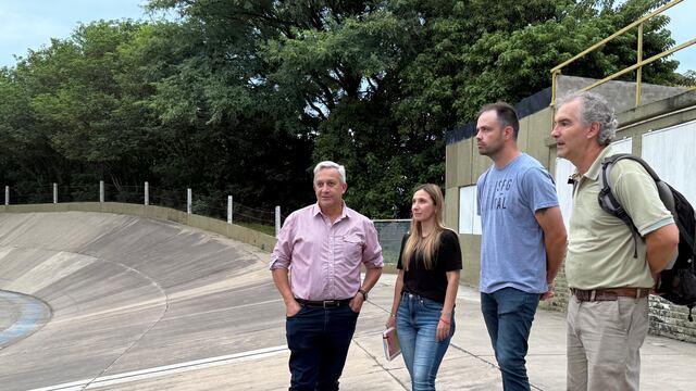 Bárbara Chivallero y Nicolás González en el Club Ciclista de Rafaela