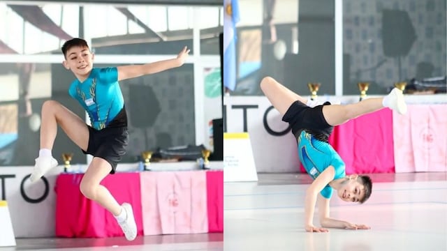 Ignacio Domínguez, el mendocino que representará a la provincia y al país en el Mundial de Gimnasia Aeróbica Deportiva.