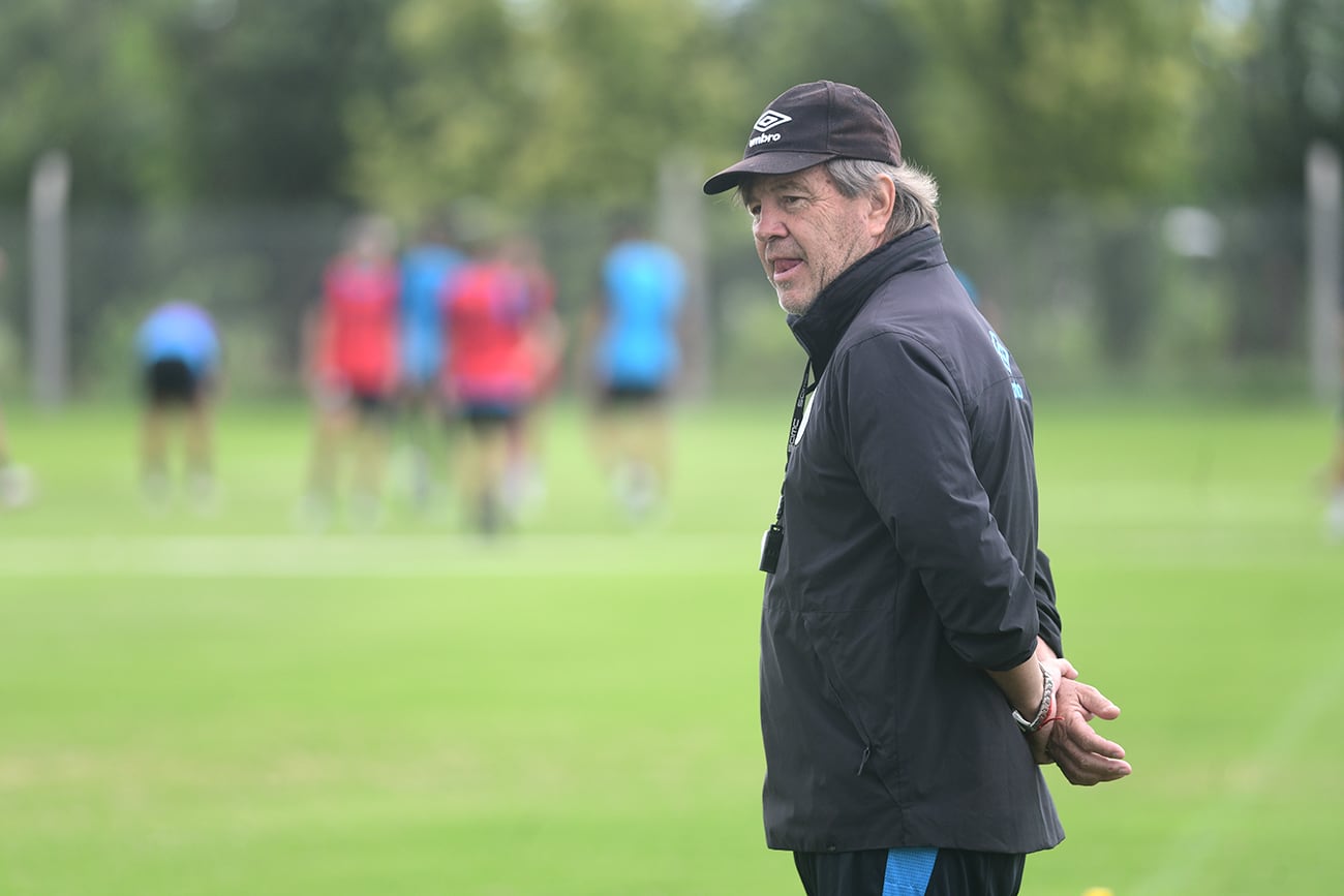 Entrenamiento de Belgrano en el predio de Villa Esquiú. (Ramiro Pereyra / La Voz)