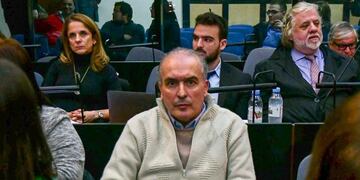 JOSÉ LÓPEZ. En el banquillo de los acusados (Télam).