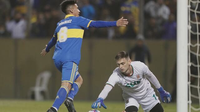 Fernández grita el 1 a 0 en Salta (Foto: Prensa Boca).