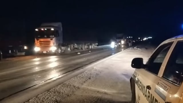 Accidente entre una moto y un camión en el ingreso sur a Rafaela