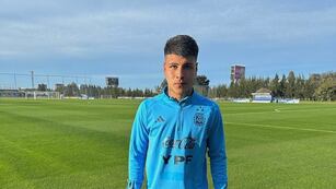 Tomás Perez, el joven rafaelino convocado por Diego Placente para la Sub 17