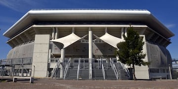 El estadio deportivo Aconcagua Arena será el "aula" donde miles de aspirantes a Medicina e Ingeniería de la UNCuyo rindan su ingreso. Gentileza Los Andes