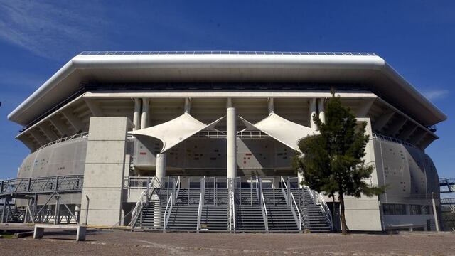 El estadio deportivo Aconcagua Arena será el "aula" donde miles de aspirantes a Medicina e Ingeniería de la UNCuyo rindan su ingreso. Gentileza Los Andes